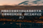 网曝麻豆官媒官方网站本周麻豆天美，劲爆真相全网炸裂，网红丑闻评论区炸了