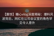 【震惊】糖心vlog深度揭秘：爆料风波背后，网红在公司会议室的角色罕见令人意外